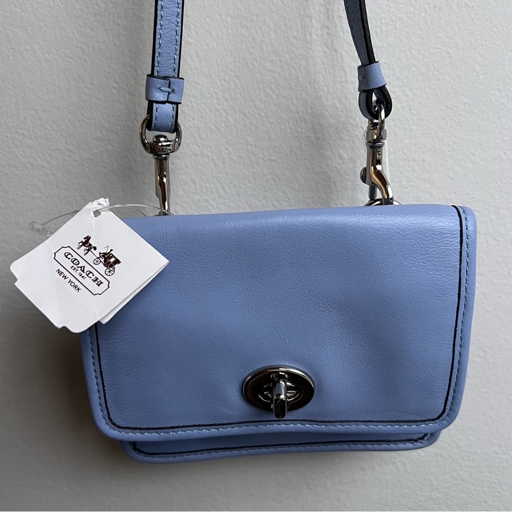 Coach Crossbody Light Blue